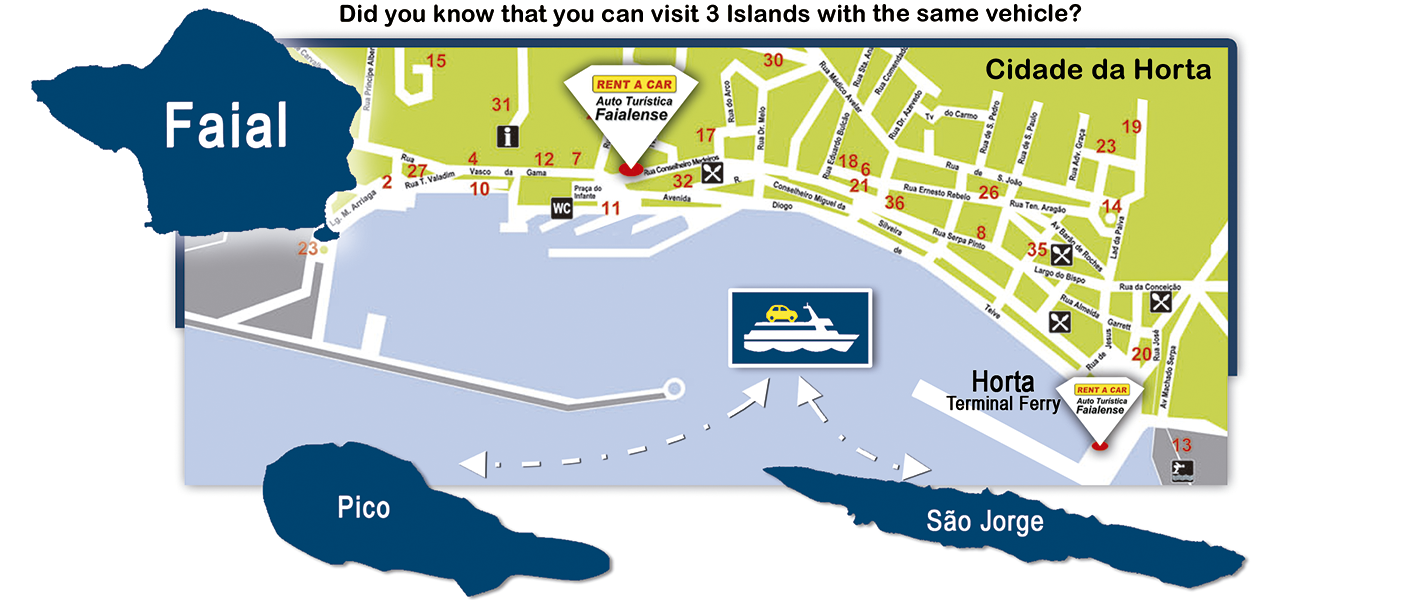 Homepage RentaCar Auto Turística Faialense